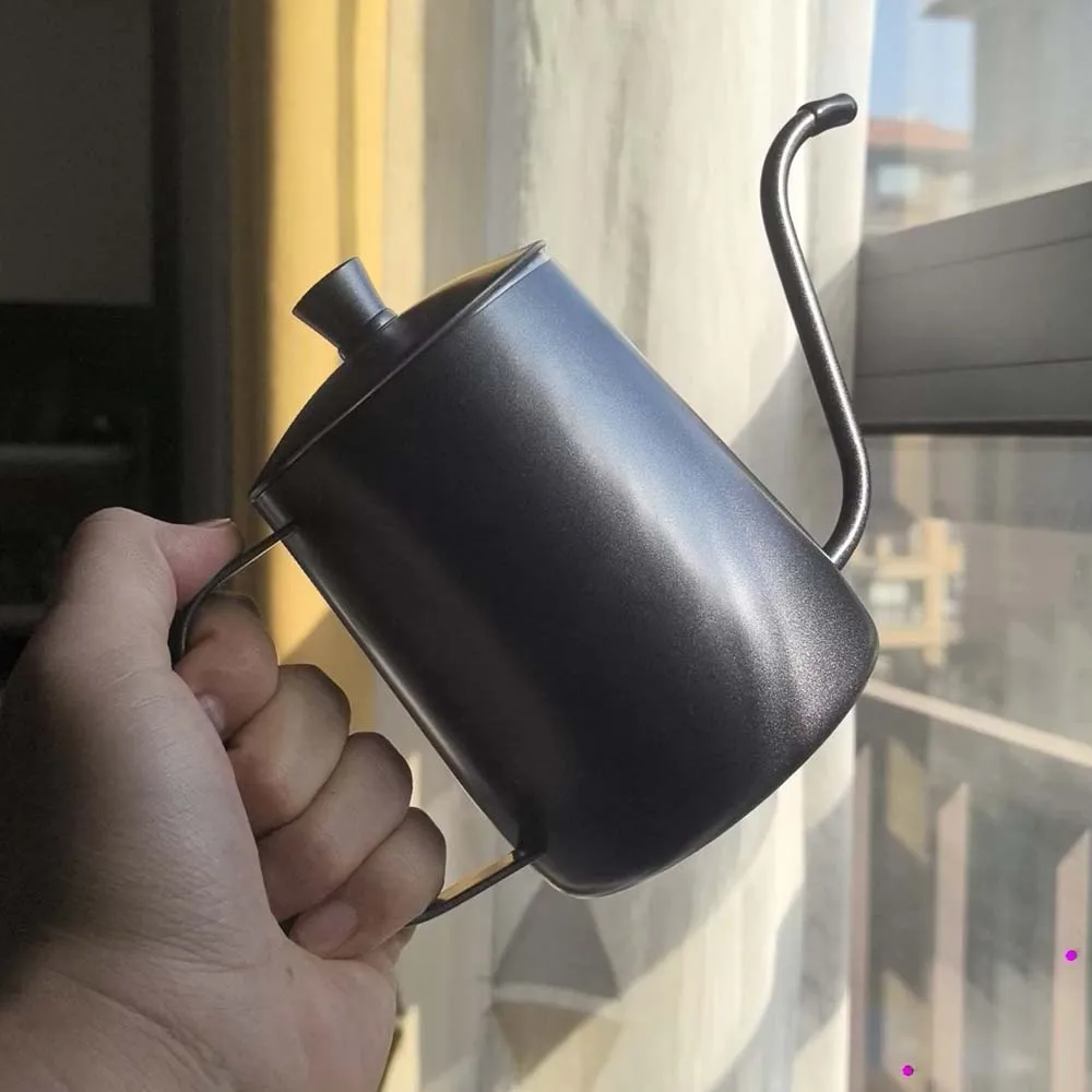 Pour Over Coffee Kettle Gooseneck Kettle Spout Coffee Pots tainless Steel Gooseneck Drip Kettle Swan Neck Thin Mouth 350/600ML