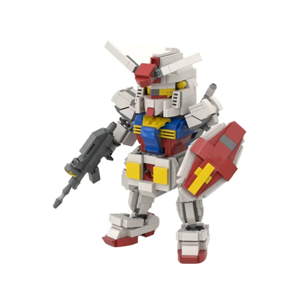 MOC Bouwstenen Kit Model RX-78 Mecha Action Figure Baksteen G-08 Barbatoss Robot Mobiele Pak Speelgoed DIY Kinderen Verjaardagscadeau