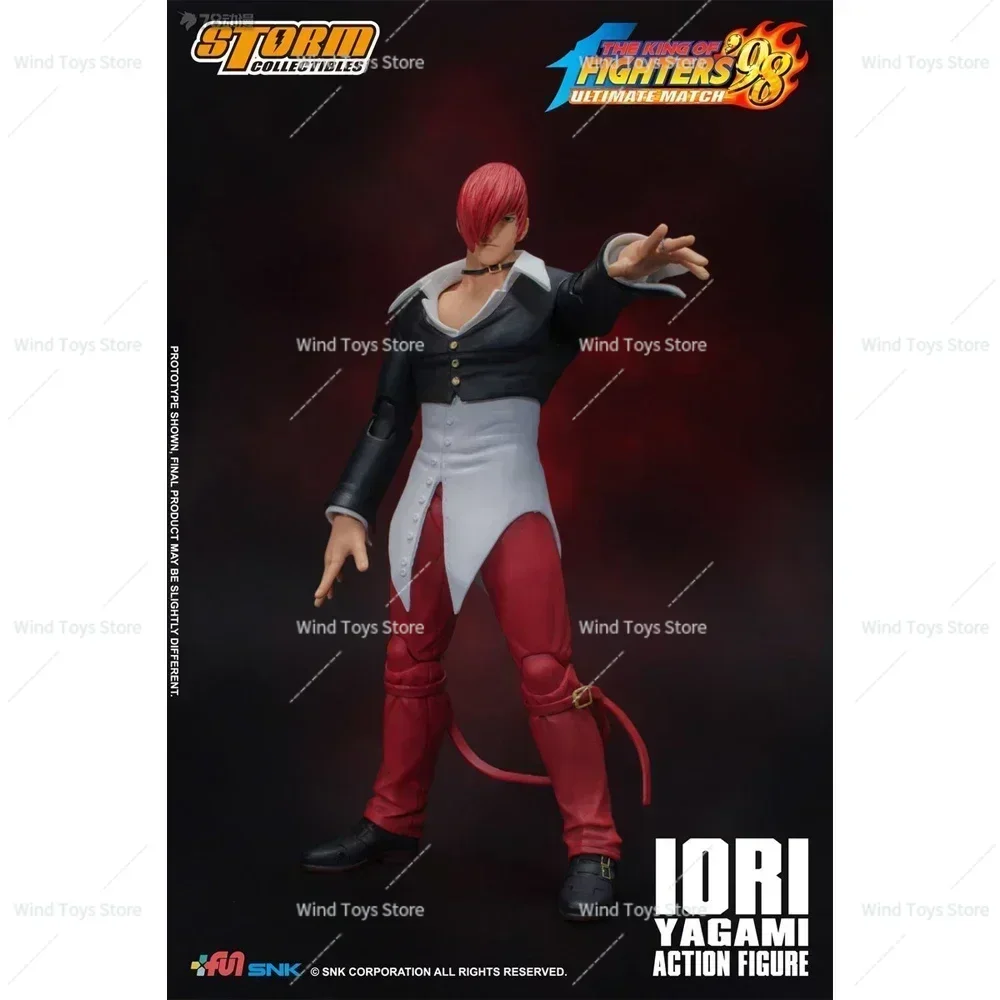 لعبة العاصفة الأصلية أنيمي موري ياغامي كيو كوساناجي KOF98 4 رؤساء 6 صندوق نحت عمل الشكل لعبة نموذج هدية في الأوراق المالية #5