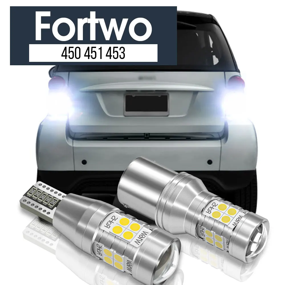 

2x LED Backup Light Reverse Lamp Blub Canbus Accessories For Smart Fortwo MK1 450 MK2 451 MK3 453 1998-2019 2008 2009 2014 2015