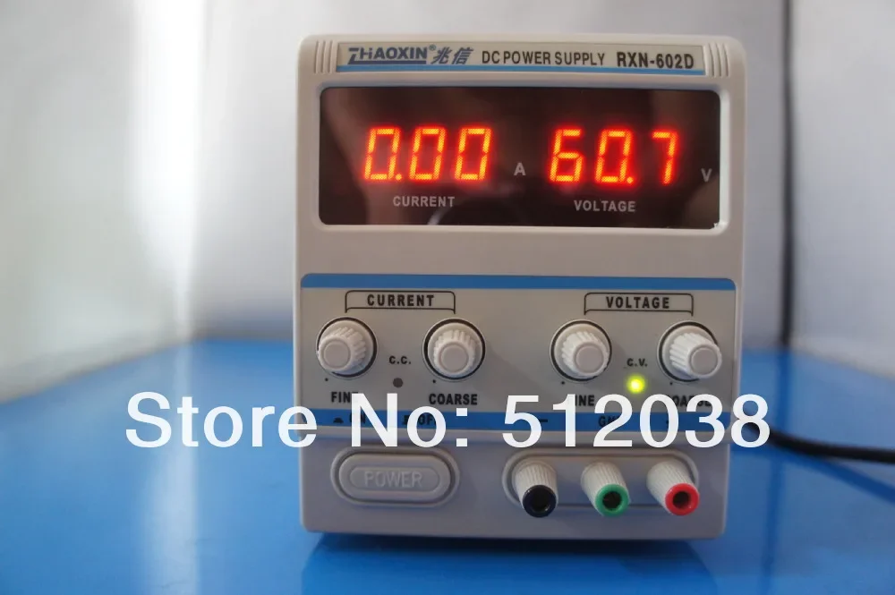 

RXN-602D LINEAR DC ADJUSTABLE POWER SUPPLY 60V / 2A