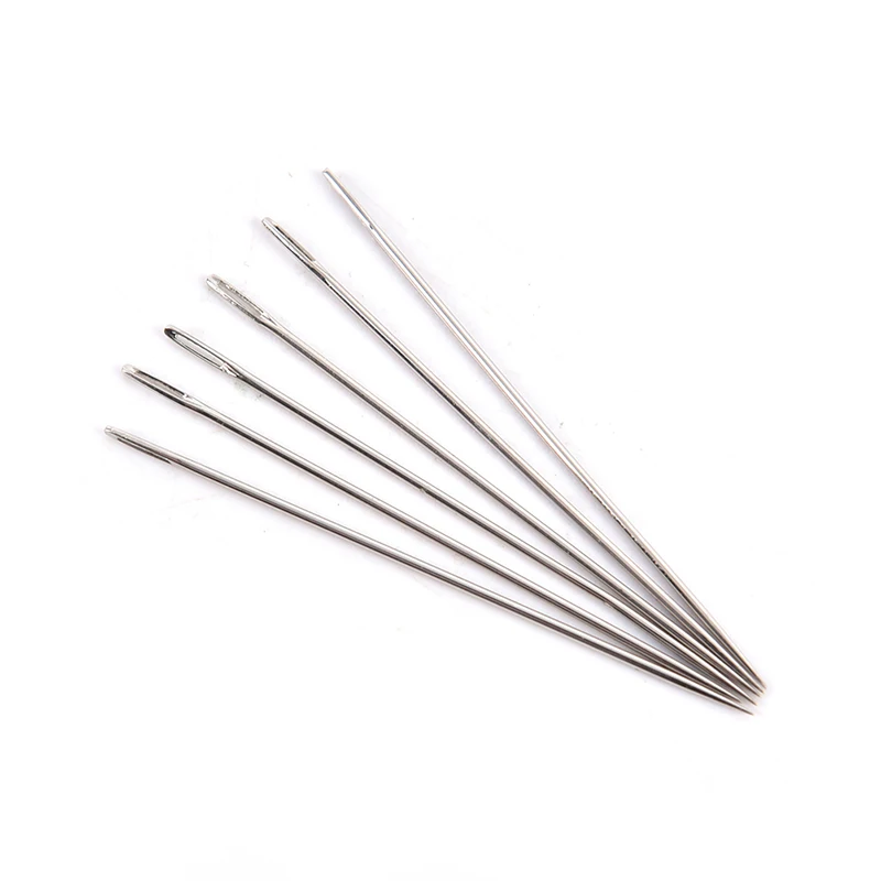 25 teile/satz hohe Härte Nadel großes Auge Nähnadeln Bodkin Handarbeit nach Hause Edelstahl DIY Handwerk Kleidung Nähnadel