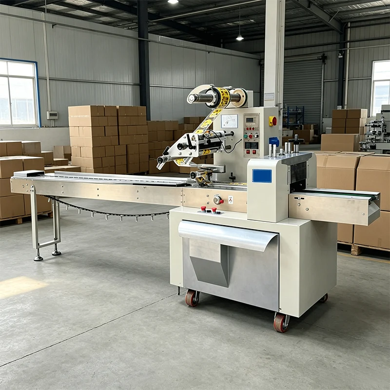 Fully Automatic Horizontal Wrapping Flow Pack Packing Machine Pillow Bag Packing Packaging Machine Pillow Packing Machine OME