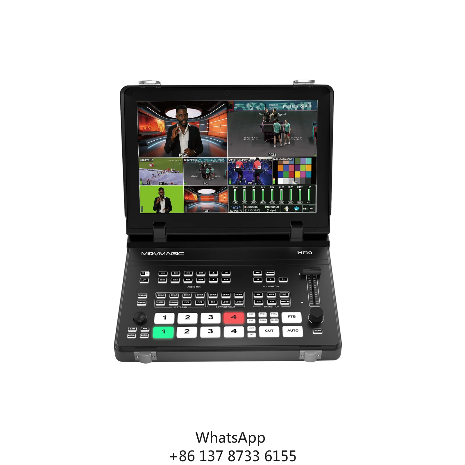 Movmagic MF10 With 5 CH HD Video Switcher 10.1
