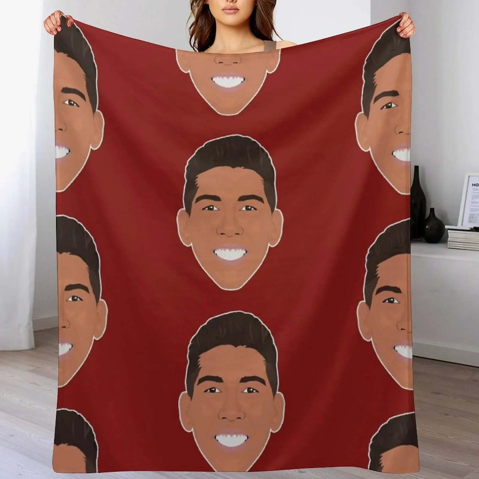 

Roberto Firmino Throw Blanket Picnic valentine gift ideas Warm Summer Beddings Blankets