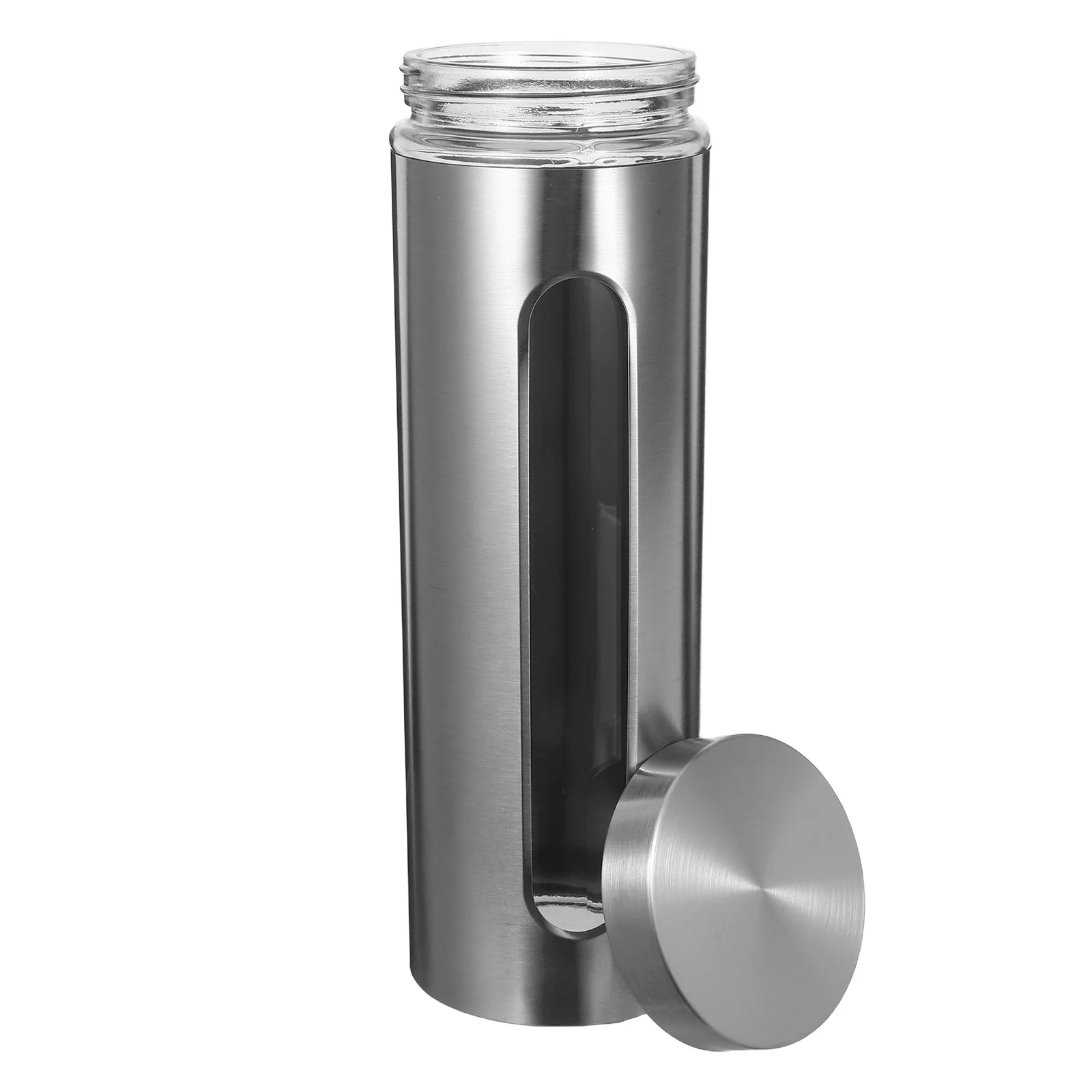 

1800Ml Grain Storage Container Strong Airtight Seal Leak Proof Food Jar for Oats Coffee Beans Tea Powder Kitchen Dry Food