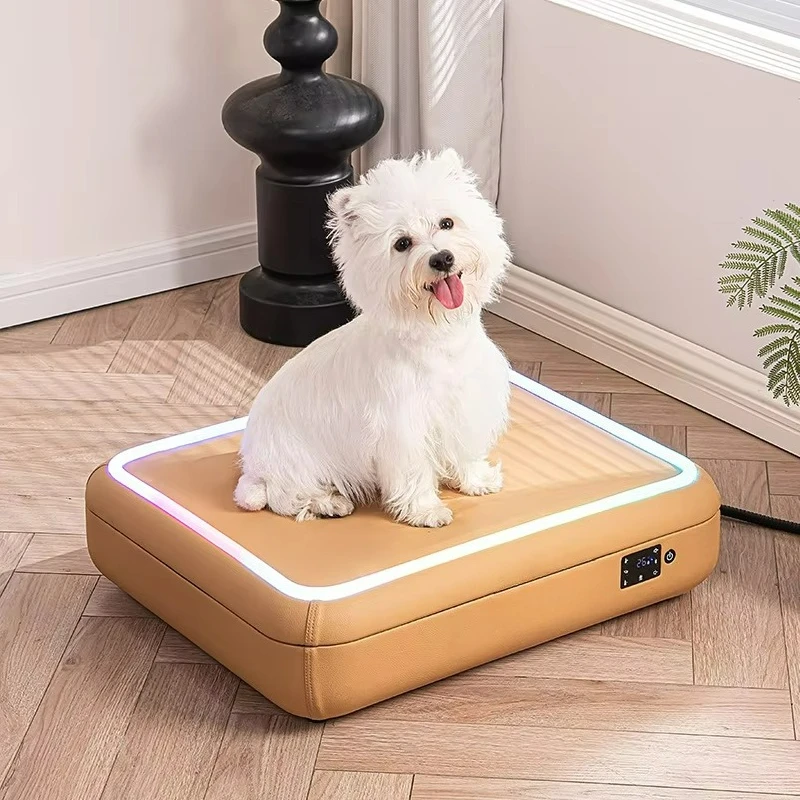 Super Luxurious Dual-Use Smart Pet Air Conditioning Bed Heating & Cooling with Bluetooth Speaker for Cats Dogs