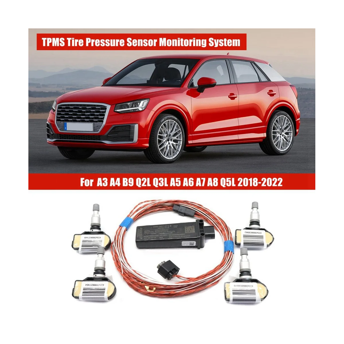 TPMS Tire Pressure Sensor Monitoring System 4M0907273B 5Q0907275B for   A3 A4 B9 Q2L Q3L A5 A6 A7 A8 Q5L 2018-2022