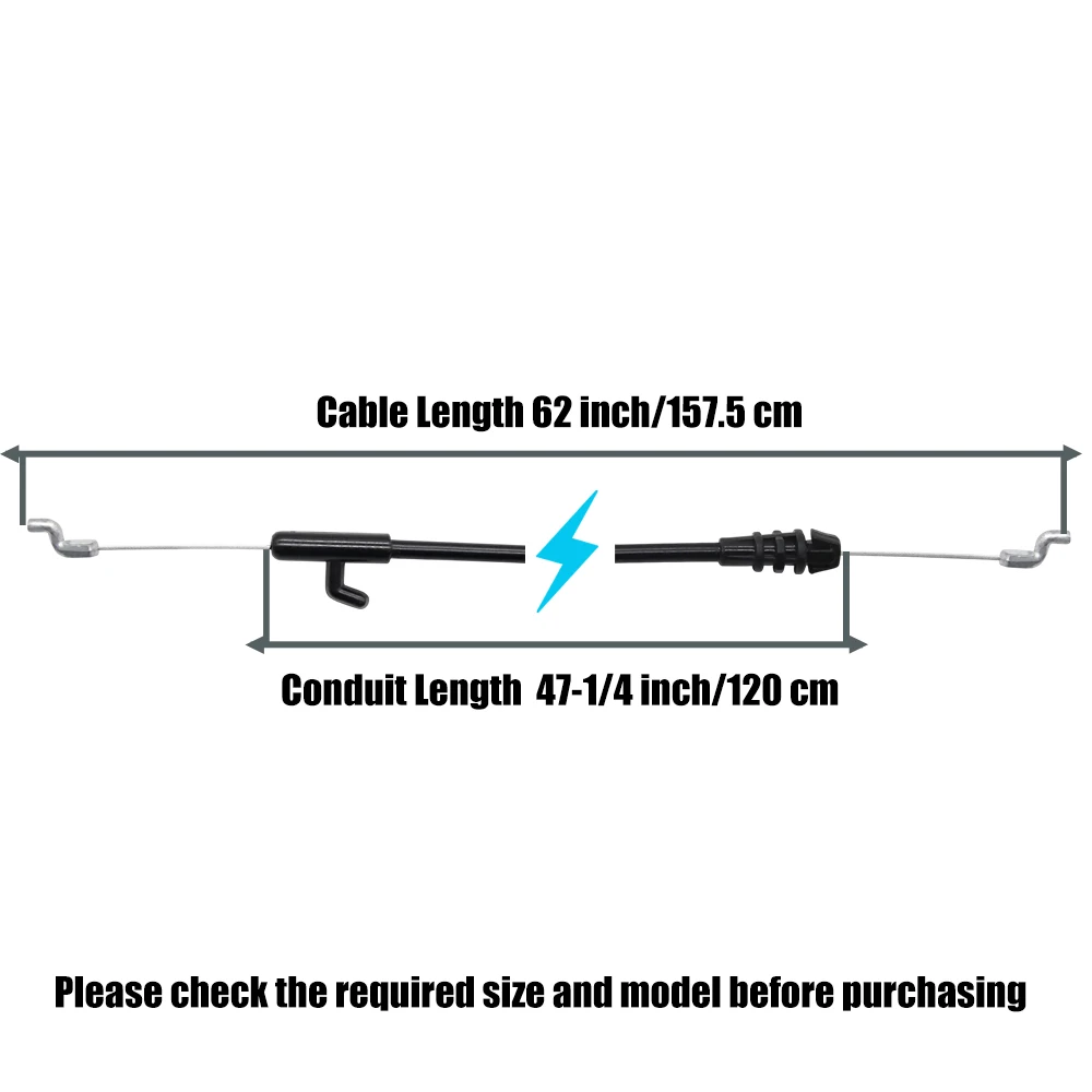 946-04703A Control Cable, 746-04703A Cable Compatible with CUB Cadet 48