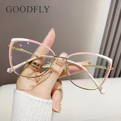 Cat Eyes Prescription Glasses for Women 2024 Assorted Colors Blue Light Glasses Reading Women's Transparent Eyewear Accessories