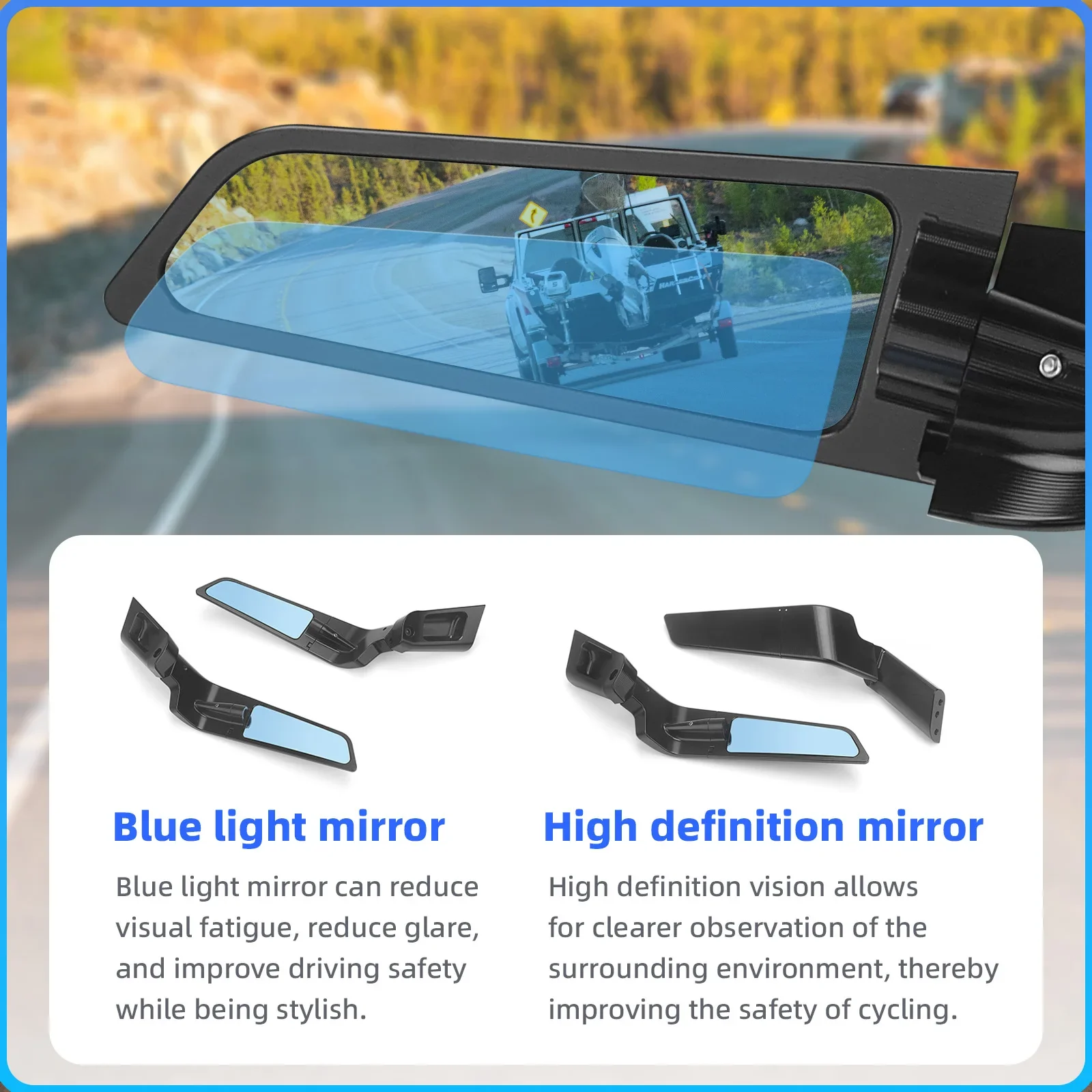 For Ducati Panigale V4 PANIGALE V4S 2025 2026 Motorcycle Accessories Side View Mirror Rearview Mirrors Kits Rotate Adjustable