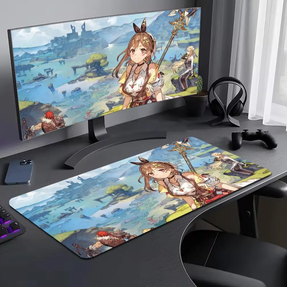 

Atelier Ryza Ever Darkness & The Secret Hideout Mouse Pad Large Computer Mouse Pad Office XXL Pc Game Non-slip Deskmat Mousepad