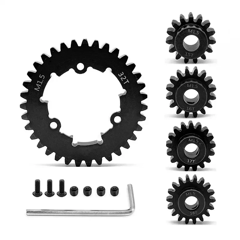 

RC Car 35T Spur Gear 11T 13T 20T 30T Pinion Gears 1.5 Mod Steel for Traxxas 1/5 X-MAXX XMAXX 6S 8S 1/6 XRT Upgrade Parts