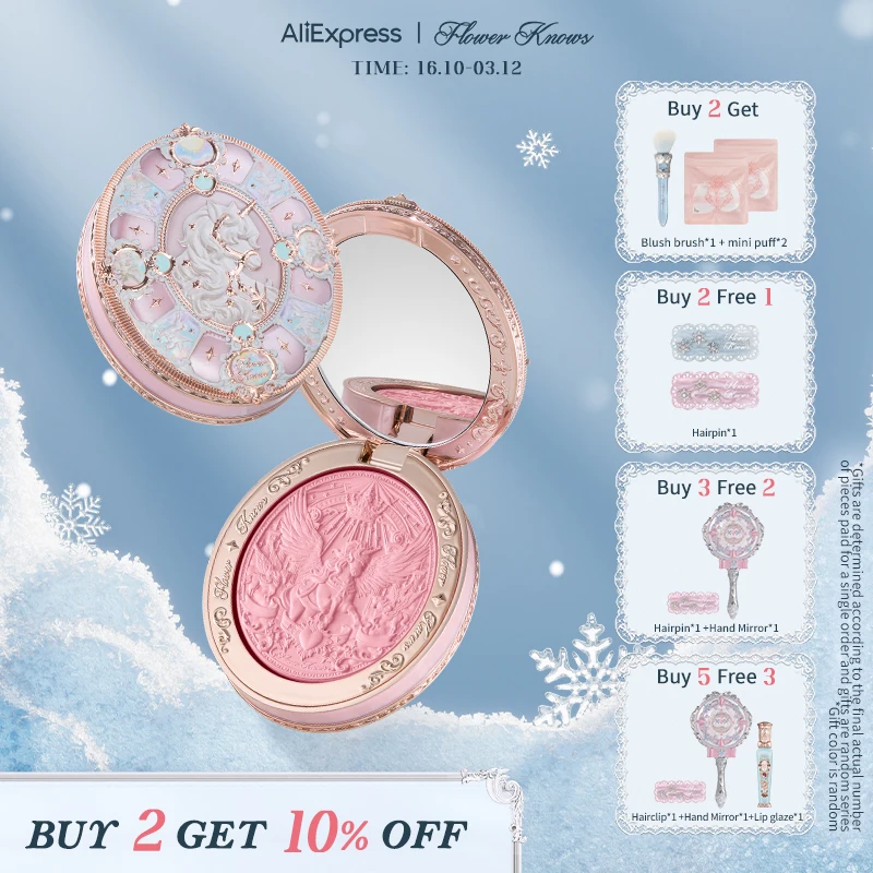 Flower Knows Knight Unicorn Collection Satin Blush