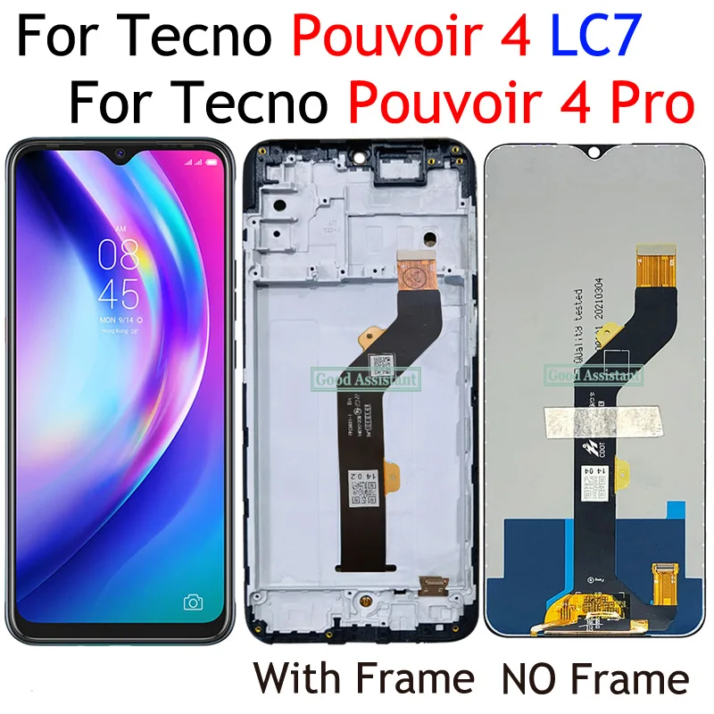 مراجعة تفصيلية لشاشة LCD بحجم 7 بوصات لجهاز Tecno Pouvoir 4 LC7