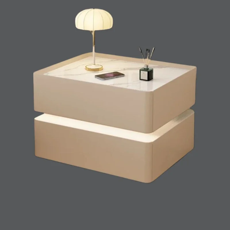 

Aahot Распродажа, тумбочка для спальни из цельного дерева, современное зарядное устройство для телефона, беспроводное зарядное устройство, тумбочка, зарядная станция, мебель