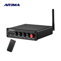 AIYIMA Audio B01 Bluetooth TPA3116D2 Subwoofer Amplifier 100W HiFi Stereo Digital 2.1 Class D Amp Bass Treble For Home Theater