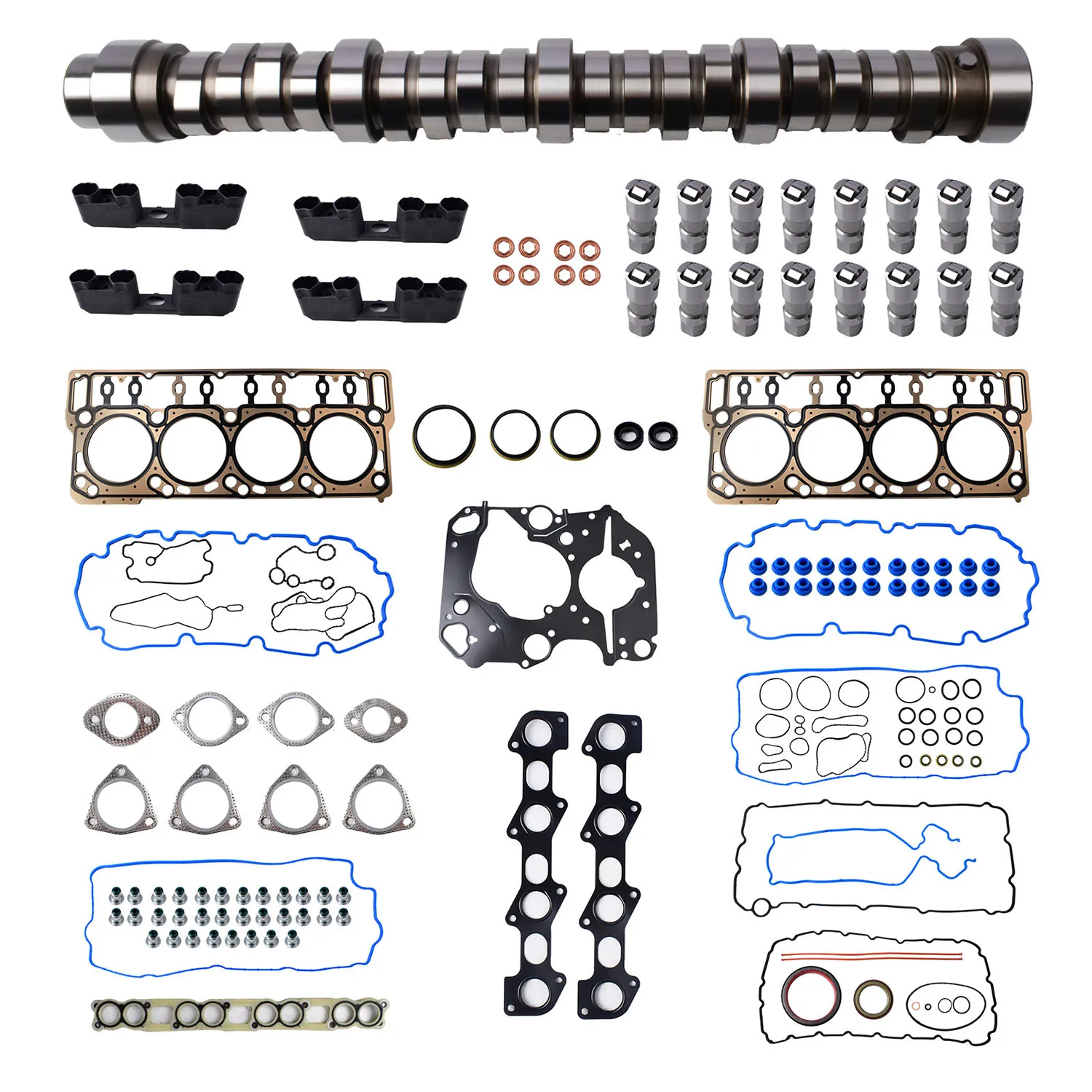 Camshaft Lifters Gasket Set Head Bolts for 08-10  F250 F350 F450 F-550 6.4L
