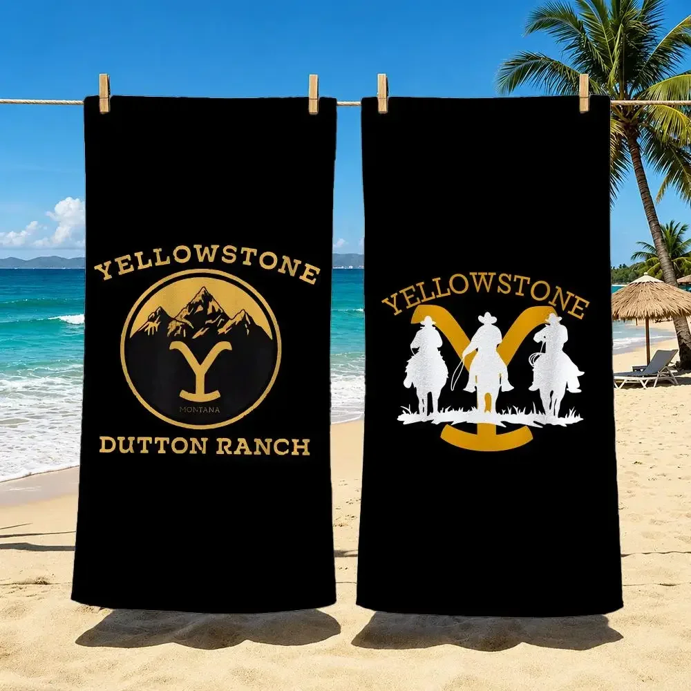 TV Series Y-Yellowstone Towel Towel beach towel, quick drying absorbent bath towel for Swim,Gym,Camping,Outdoor hot