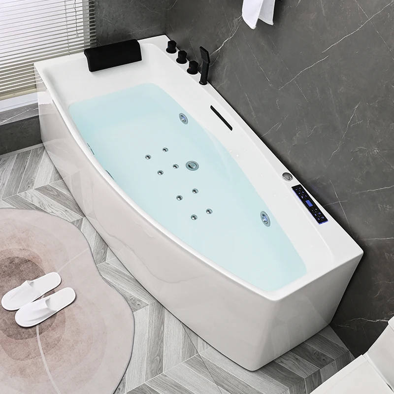 

Special-shaped bathtub small apartment integrated Japanese deep soak surf massage intelligent constant temperature