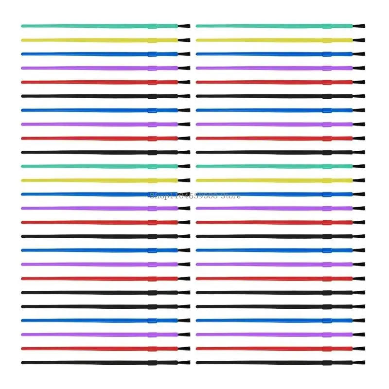 50 PCS Pequenos pincéis