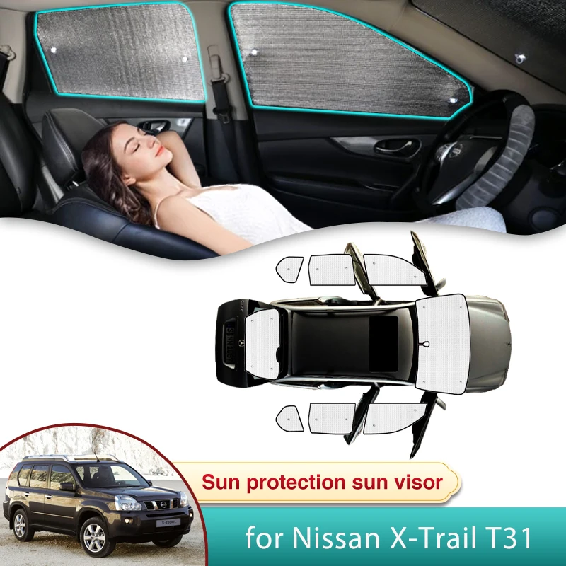 

Car Sun Shade for Nissan X-Trail X Trail XTrail T31 MK2 2008 2009 2010 2011 2012 2013 Auto Sunshade Windshield Privacy Shading