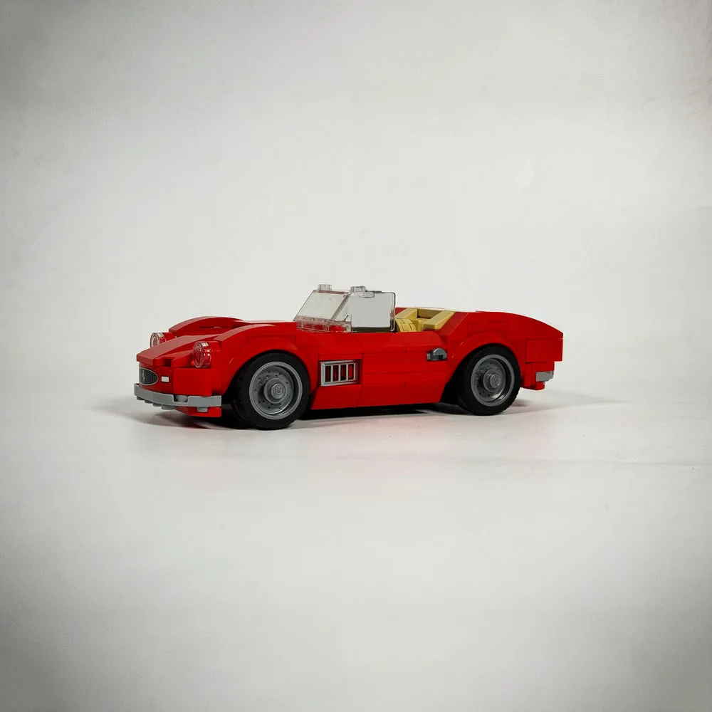 

168 шт. MOC Скорость ​ ​ Серия городской спортивный автомобиль 250 GT, модель, строительные блоки, сделай сам, сборка автомобиля, игрушка для детей и мальчиков, Рождественский подарок