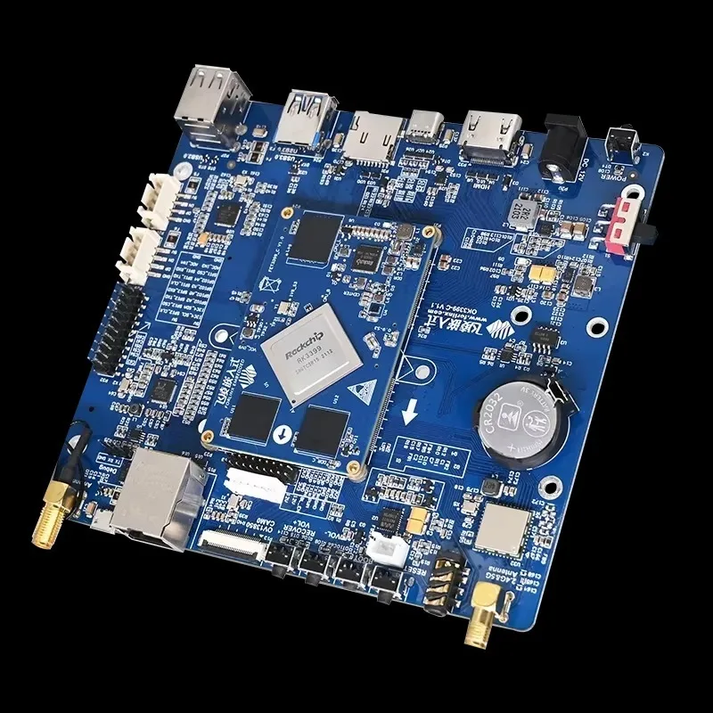 TopeFORLINX Rockchip 3399 Embedded Development Board With 4K Display, Touch Screen