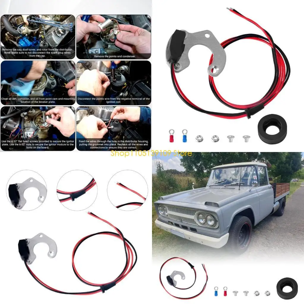 

Easy Installation Metal Conturting для IHC 4 цилиндров замена 12 В электронных катушек зажигания 1442