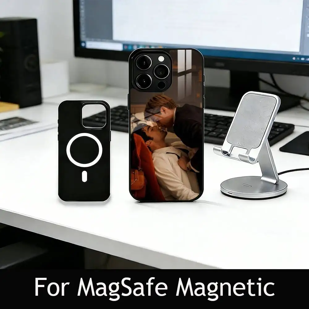 R-RW & RB Film Phone Case For iPhone17,16,15,14,13,12,11 Plus,Pro Magnetic For Magsafe Wireless Charging