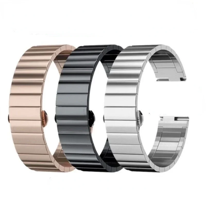 Твердый ремешок для часов из нержавеющей стали для Huawei GT3, ремешок для часов Gt2pro, изысканная сталь Huami GTS Glory GS3 Xiaomi Watchs1, металлический ремешок