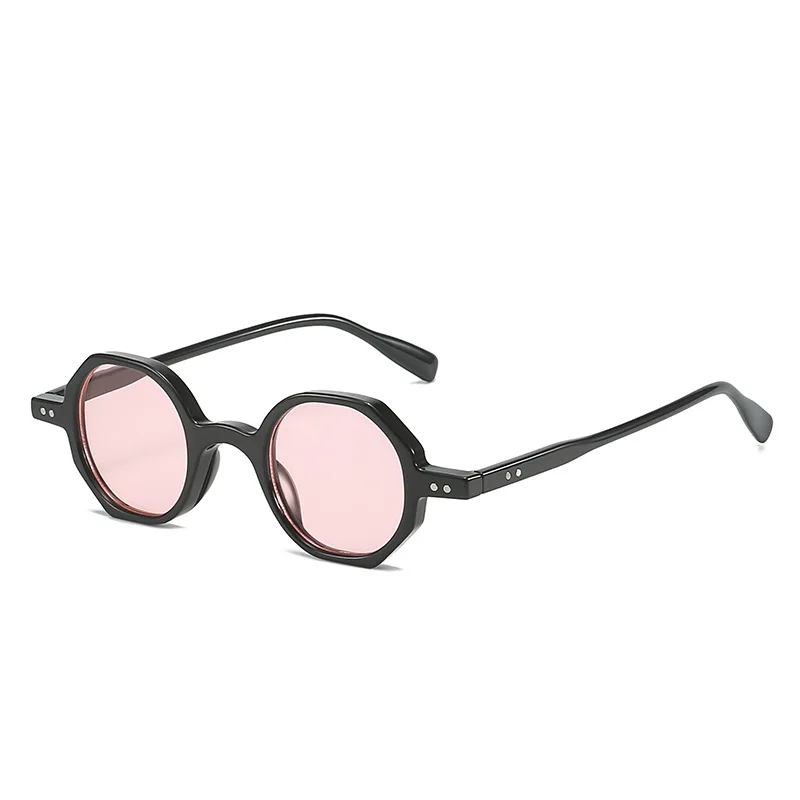 Classic Vintage Sunglasses Polygonal Small Frame Glasses Women Men Shades Sun Glasses Retro Style Leopard UV400 Eyewear