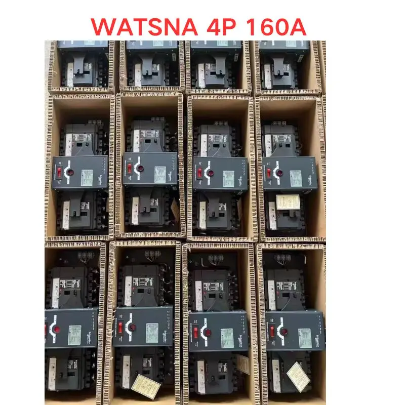 

Used WATSNA 4P 160A Dual power automatic transfer switch Functional test OK Fast Shipping