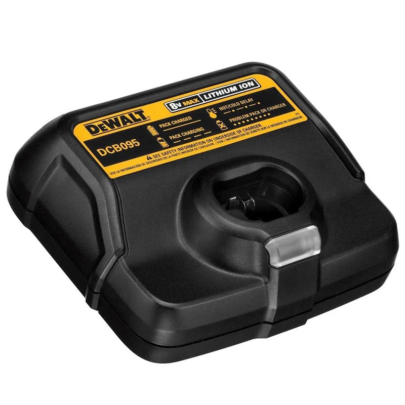 DEWALT DCB095 Lithium Battery Charger 8V Max LED Indicator Light Power Tool Accessories Input Voltage 220V