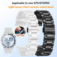 For New Huawei GT5 Bracelet Smart WATCHGT5 Pro Ceramic Strap GT Ultimate Fashion Watch Chain Men Women GT4/GT3 Wristband 20 22mm