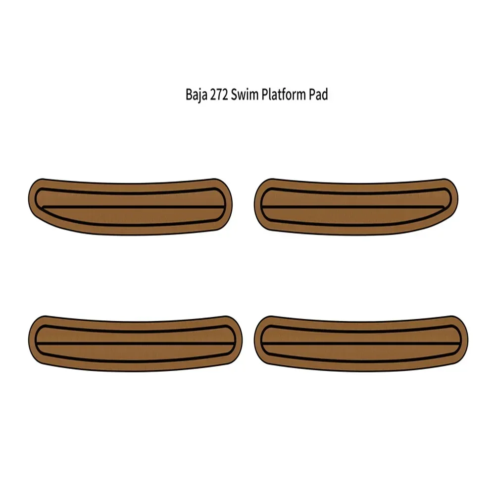 Baja 272 Swim Platform Boat EVA Faux Foam Teak Deck Floor Pad Self Adhesive for Cabin/Deck decor Waterproof Carpet Flooring pad