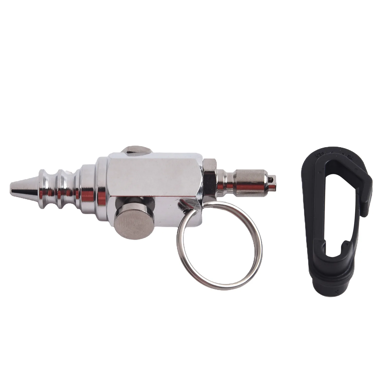 For BCD Inflator Hose Stainless Steel Diving Air Nozzle with Clip for Scuba Diving Used for Controlled Air Release