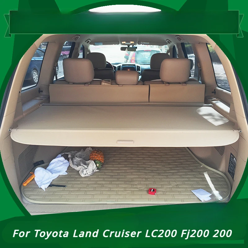 

Багажник автомобиля, грузовой Чехол для Toyota Land Cruiser LC200 Fj200 200 2008-2021, защитный щит, задняя багажная занавеска, разделение, конфиденциальность