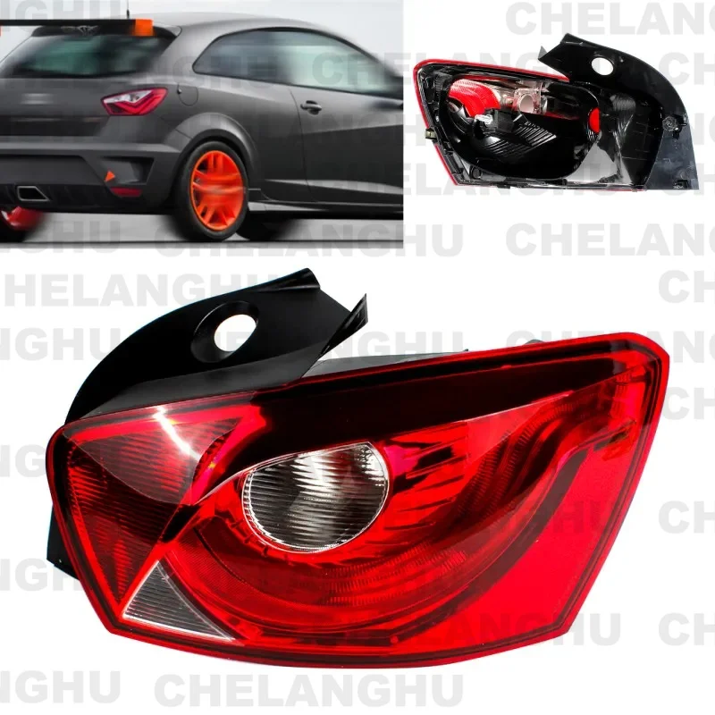 

Задняя фара с галогенными лампами для SEAT Ibiza 2013 2014 2015 2016 2017 6J4945096K, правая сторона, задняя фара, 1 шт.