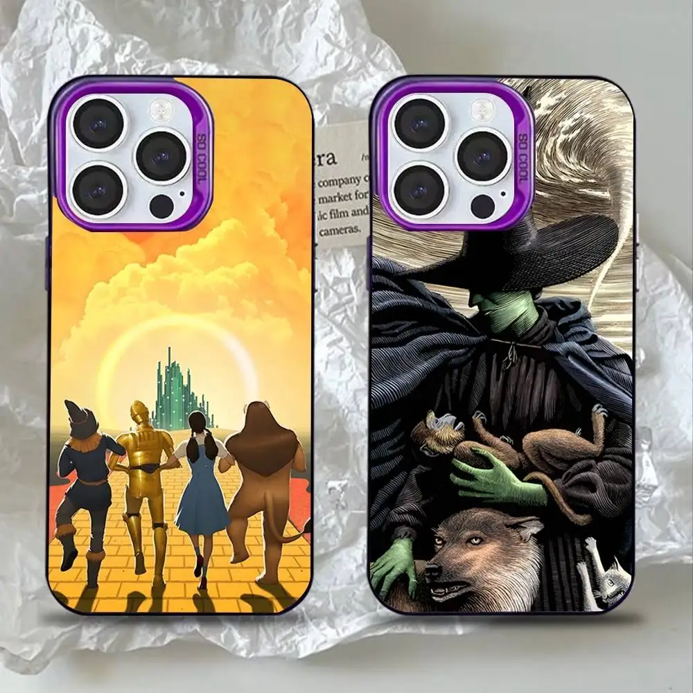 

The W-Wizard of O-OZ Movie Phone Case For iPhone 16,15,14,13,12,11,Mini,Pro,SE,MAX Purple Matte Silicone Cover
