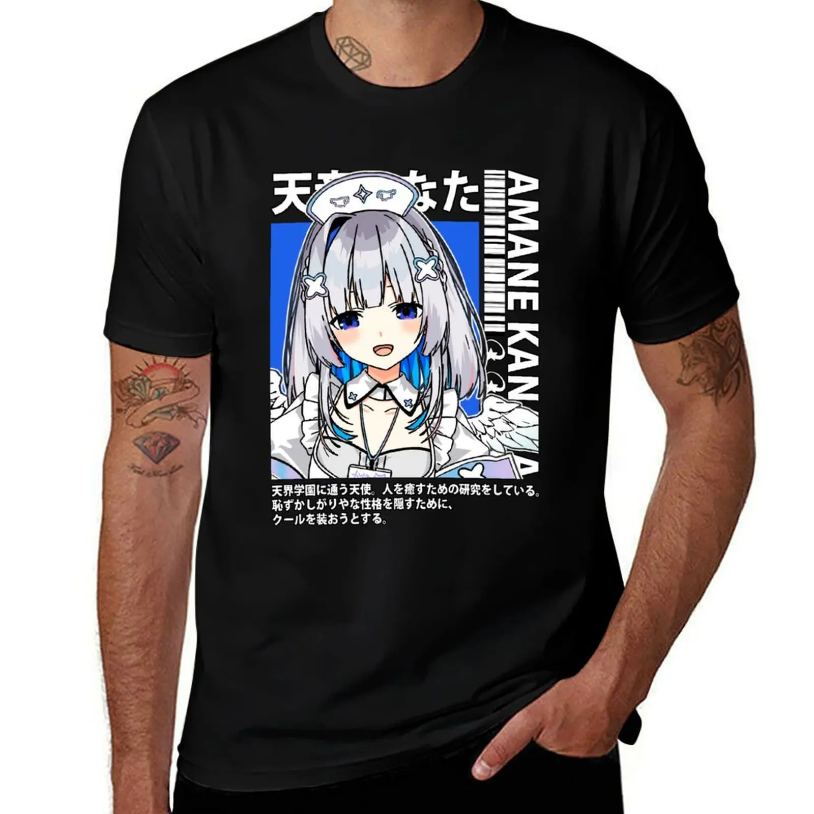 

casual Kanata cotton for man man t men soft for shirts Amane shirts t man Nurse t pack white for shirts T-Shirt