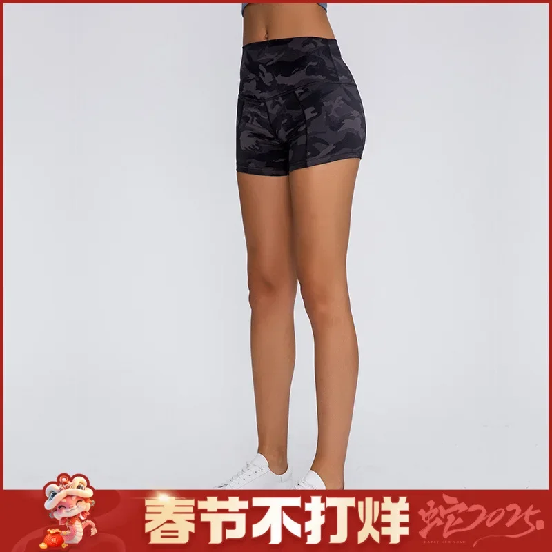 

Women Yoga Shorts Gym Sports Shorts High Waist Workout Short Leggings Fitness Short Pants Running Cycling Tight Soft Sportswear