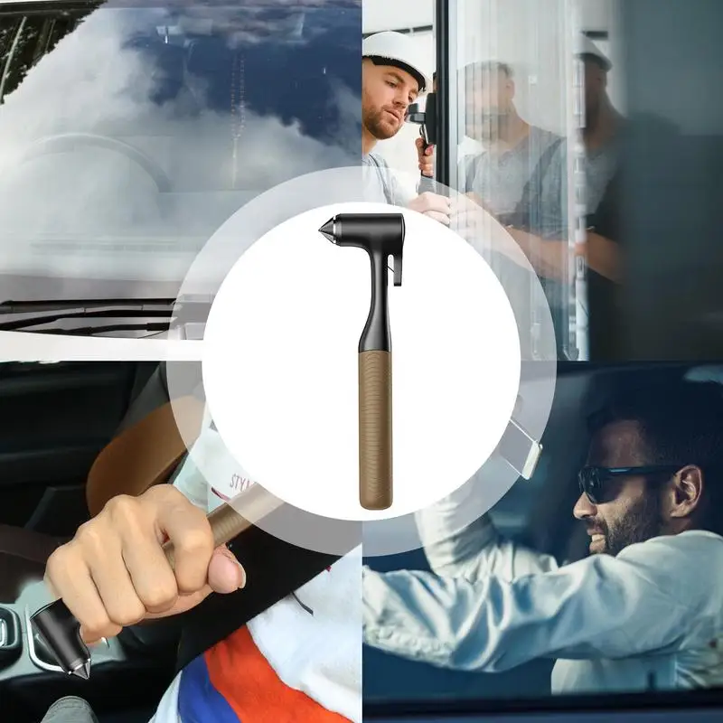 เครื่องมือทุบกระจกรถยนต์เครื่องอเนกประสงค์ตัดเข็มขัดนิรภัยรถยนต์