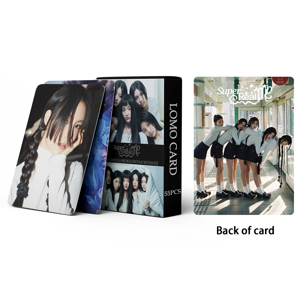 55 Pz/set KPOP ILLIT Lomo Carte Photocard Album Ragazze Fan del Gruppo Collezione Regalo Cartoline Carta Fotografica Fan Regali