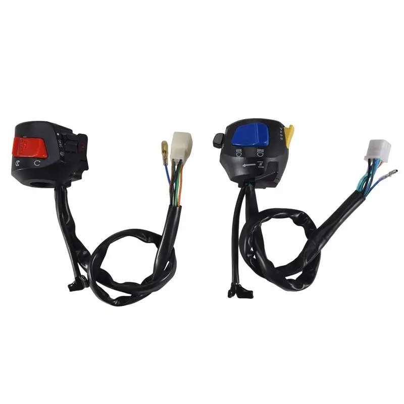 A21E-Motorcycle Handlebar Switch Assy Assembly For 125 EN125 HJ150 Headlight Switch Turn Signal Switch