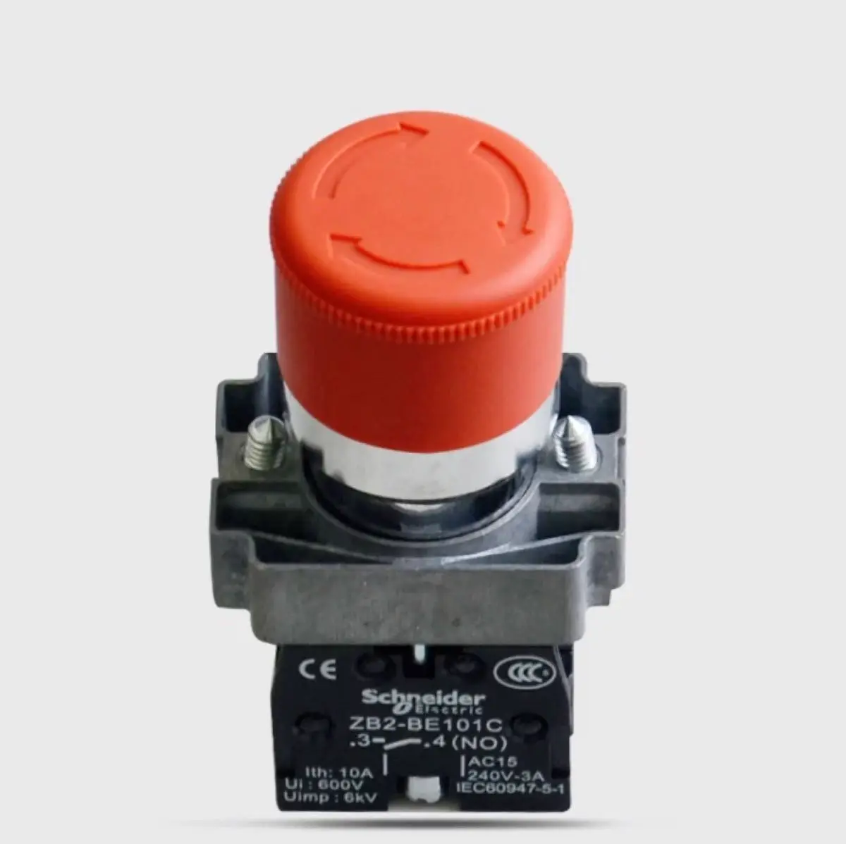 

Кнопочный выключатель XB2BS442C XB2BS442 = ZB2BZ102C + ZB2BS44C