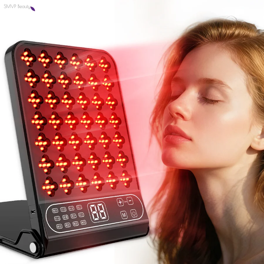 

LED Beauty Light Panel Red Light Therapy Rechargeable Wireless for Face-Neck 210LED Beads Full Body Rejuvenation Skincare