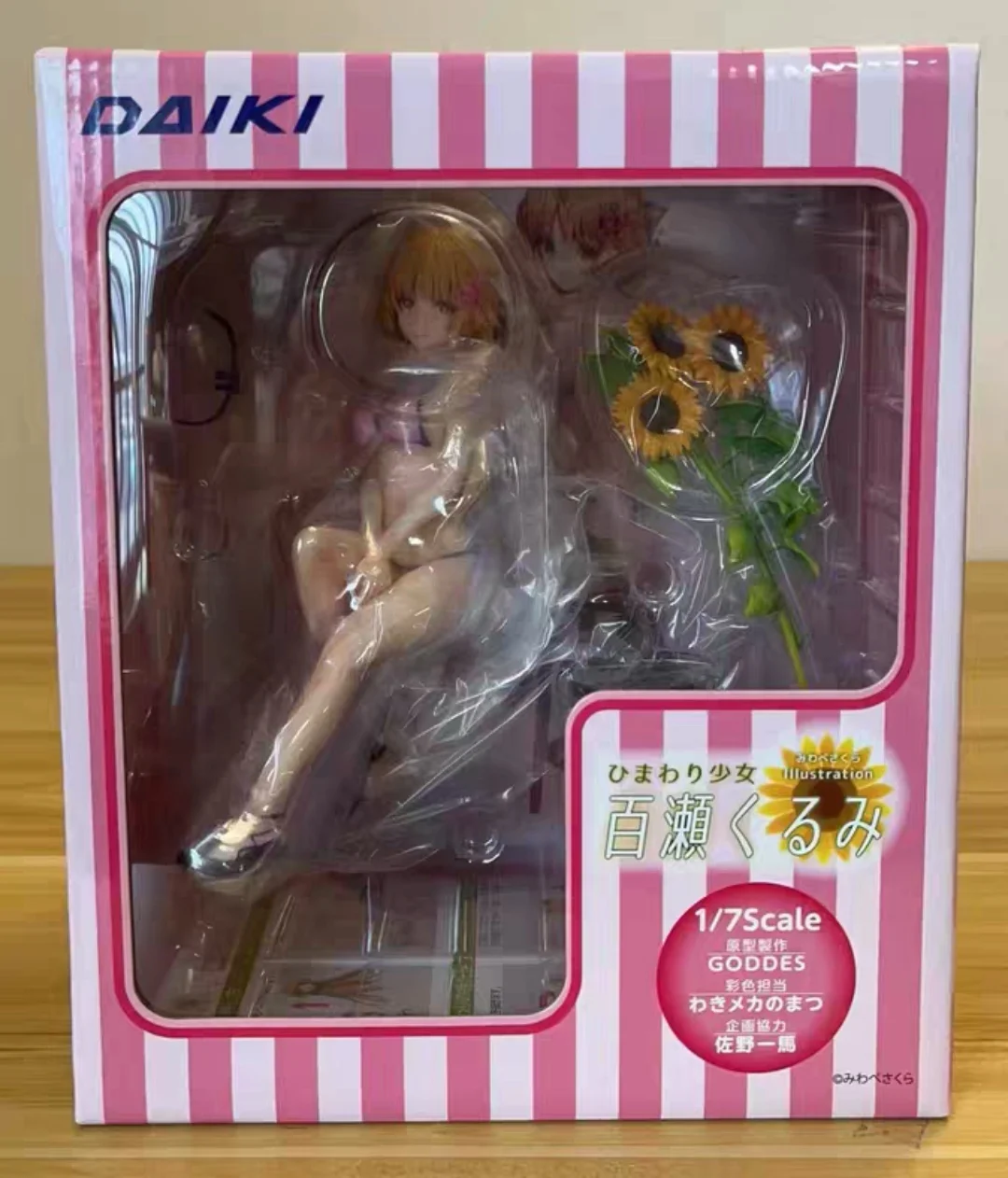 

Оригинальный новый DAIKI Sunflower Girl Momo Hose 1/7, масштабная аутентичная фигурка, модель, коллекционный подарок