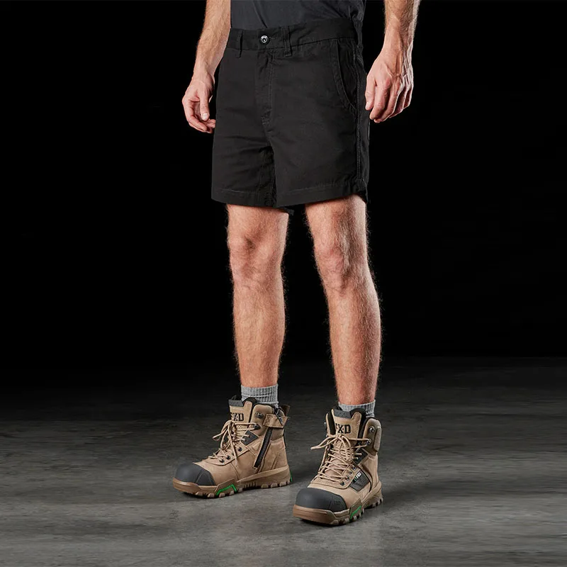 

Men's Workwear ort Pants Summer Thin Pure Cotton Waed Loose Straight Tube Multi-ket Four-Quarter Pants Faion Urban S...