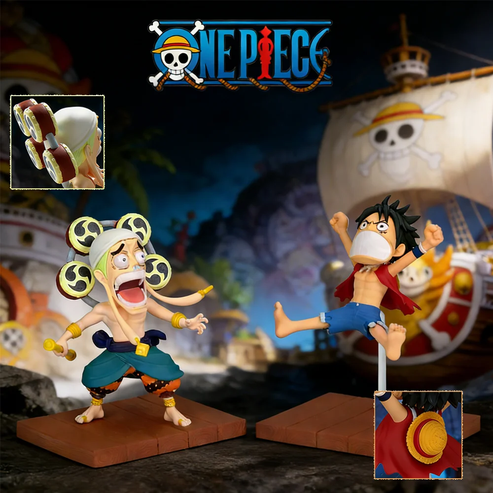 

1pc Official One Piece Luffy Enel Room Decor Statue Set, Anime Must-Have Gift for Valentine‘s Day, Birthday Desk